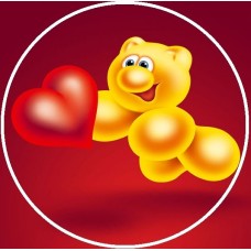 dGeli1 Vafa rotunda gummy bear in love